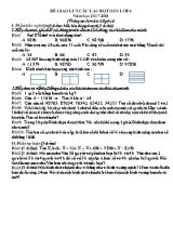 Đề giao lưu câu lạc bộ toán Lớp 4 - Năm học 2017-2018